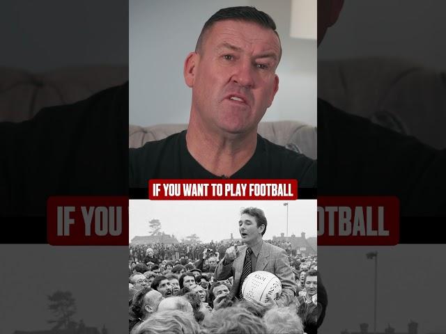 What was the first thing Brian Clough ever said to Mark Crossley? 