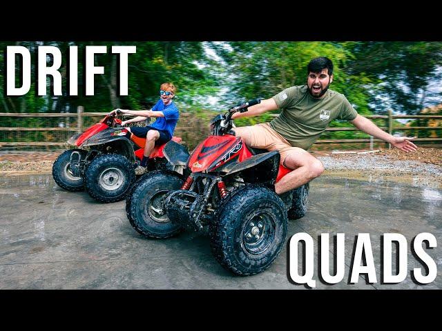 DRIFTING MINI FOUR-WHEELERS | Most FUN EVER