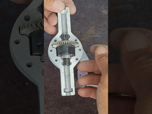 I made a differential gear box #project