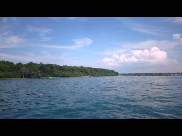 Navy Island Niagara Falls ON via inflateable boat