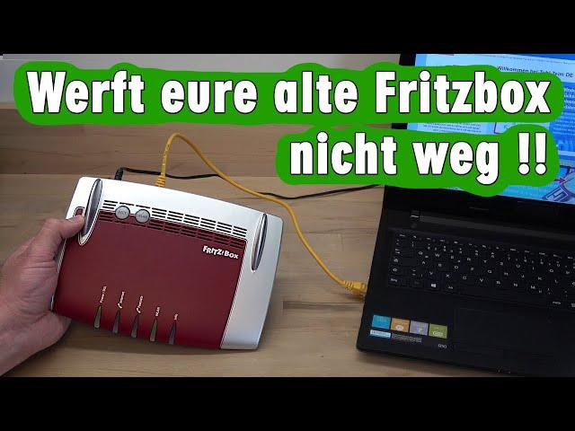 AVM Fritzbox als MESH WLAN Repeater benutzen + Access Point ohne Kabel Einrichtung ganz einfach