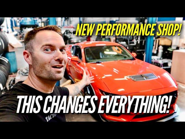 BIGGEST NEWS YET For my 2024 Mustang GT - NEW PERFORMANCE SHOP *THIS CHANGES EVERYTHING!