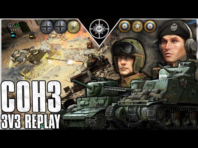 Allied Killzone | 3v3 Benghazi | Company of Heroes 3 Replays #14