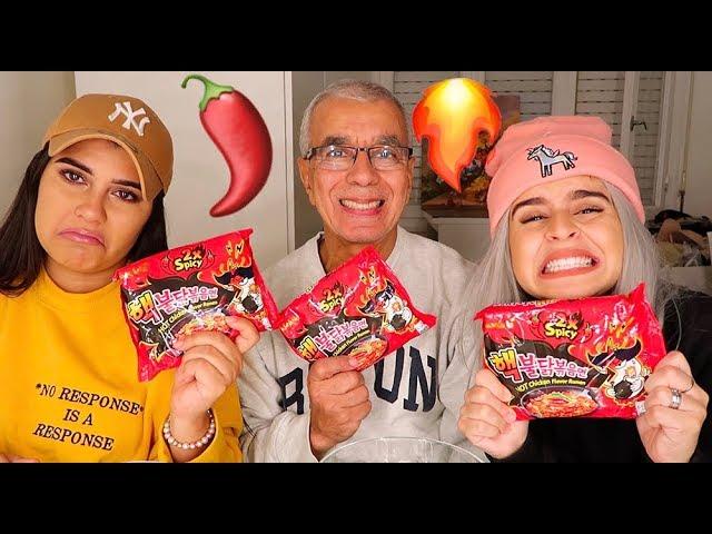 EXTREME Fire Noodle CHALLENGE تحدي أحر واخطر نودلز بالعالم