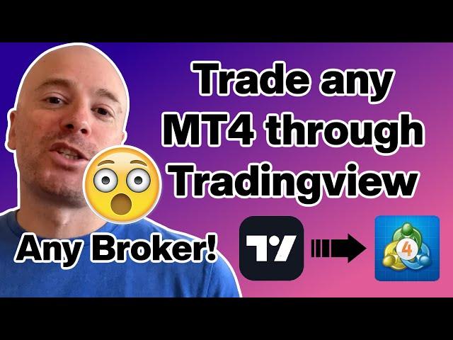 Trade ANY MT4 account through Tradingview [Any Broker, Prop Firm, Mobile & Web!]