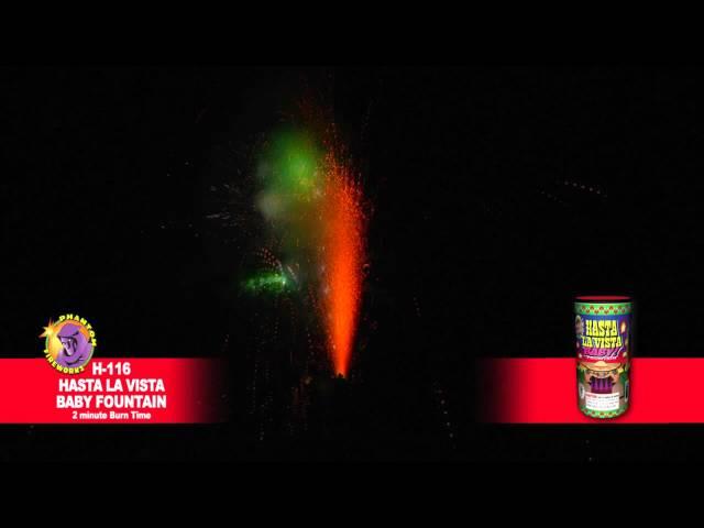 H-116 Hasta La Vista Baby Fountain - Phantom Fireworks