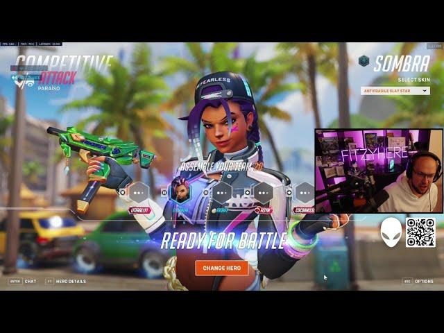 SOMBRA REWORK! FITZYHERE NEW SOMBRA [ OVERWATCH 2 SEASON 13 GAMEPLAY ]