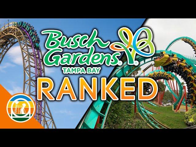 Every Ride at Busch Gardens Tampa Ranked By You! | Iron Gwazi, Sheikra, & More! Florida 2022