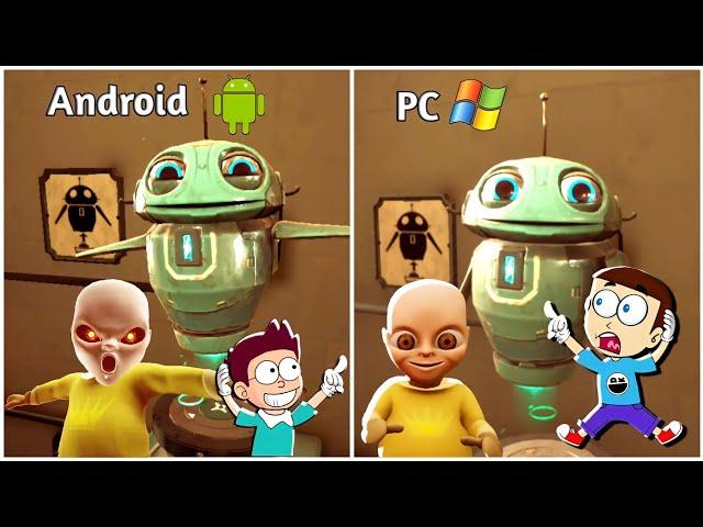 Baby in Yellow Mobile vs Baby in Yellow PC | Shiva and Kanzo Gameplay