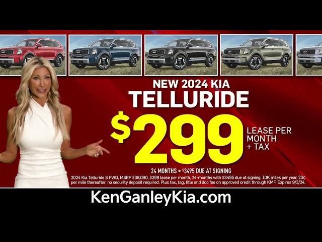 We'll double your down payment. Only at Ken Ganley Kia Alliance.