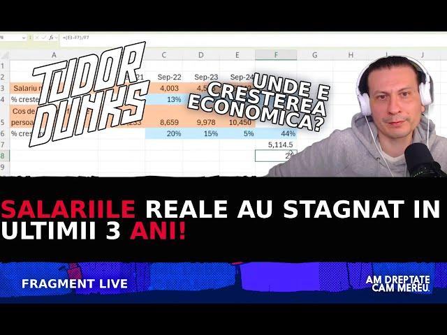 Soc! Salariile REALE ale romanilor au stagnat in ultimii 3 ani!! Unde e cresterea economica?