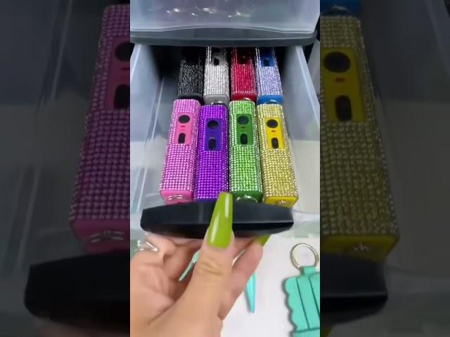 I hate teal  do you like? #asmr #keychain #usa #fyp #packing #diy #selfdefense #bts #safety