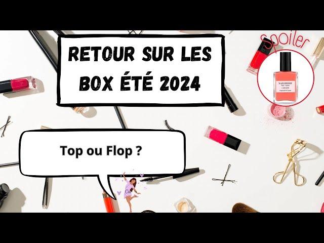 Favoris | Top et Flop été 2024 (retours sur les produits testés dans les box beauté de l'été)