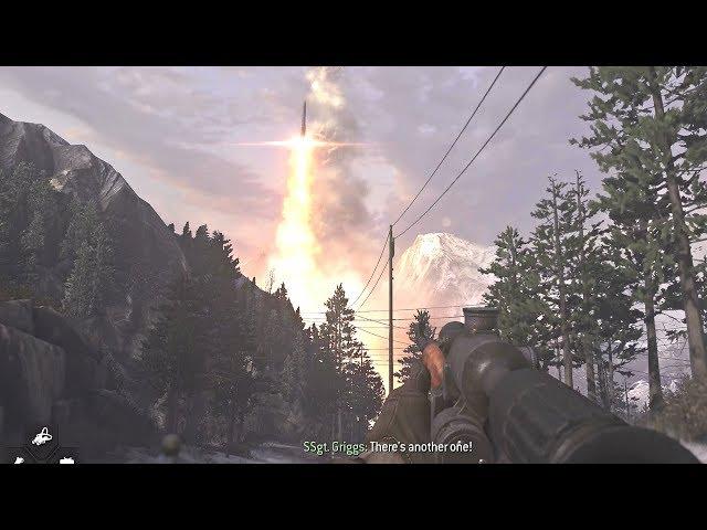 Call of Duty: Modern Warfare PS4 Remaster - Russia Nuclear Missile Launch Mission (PS4 Pro)