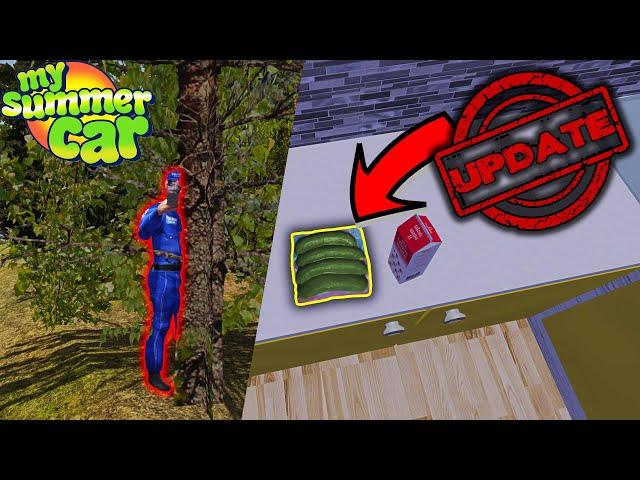 HIDDEN POLICEMAN - SPOILED FOOD - RADIO IN PRISON - My Summer Car Update #48 | Radex