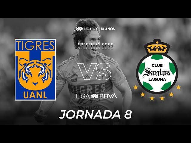 Resumen y Goles | Tigres vs Santos | Liga BBVA MX | Apertura 2022 - Jornada 8