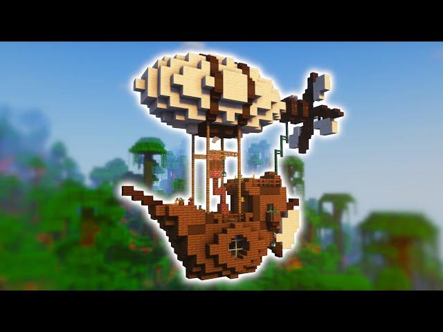 Minecraft | How to Build a Steampunk Airship