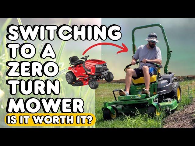 ZERO TURN MOWER John Deere Z530M - Review & Walkaround  Is It Worth It?  Riding Mower Vs Zero Turn