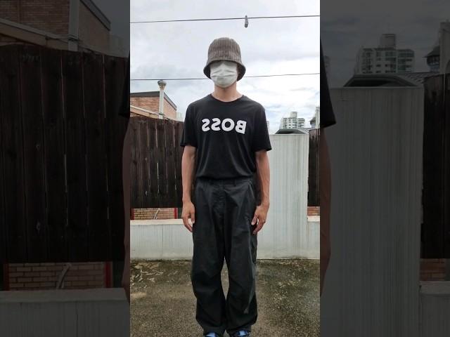 BOSS 보스 러버 로고 레귤러핏 반팔 티셔츠