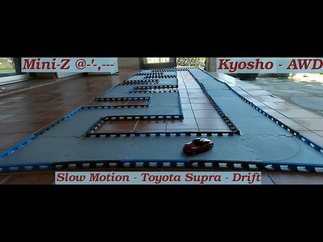 Mini-Z - Slow Motion - Drift - Toyota Supra - 020 @-'-,---