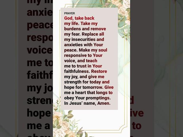 Simple prayer for today #fyp  #prayer #amen #prayerful #simpleprayer #faith  #jesus #lovejesus #god