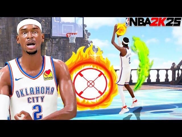 SHAI GILGEOUS-ALEXANDER 2-WAY SUPERSTAR Build is BREAKING NBA2K25!