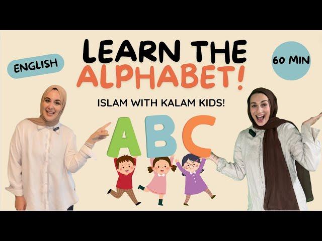 Learn The English Alphabet, Islam, Letters | Toddler Learning Video | Learn Islam | Speech | ABCs