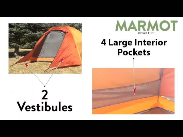 Marmot Odyssey 4 Tent - 4-Person, 3-Season