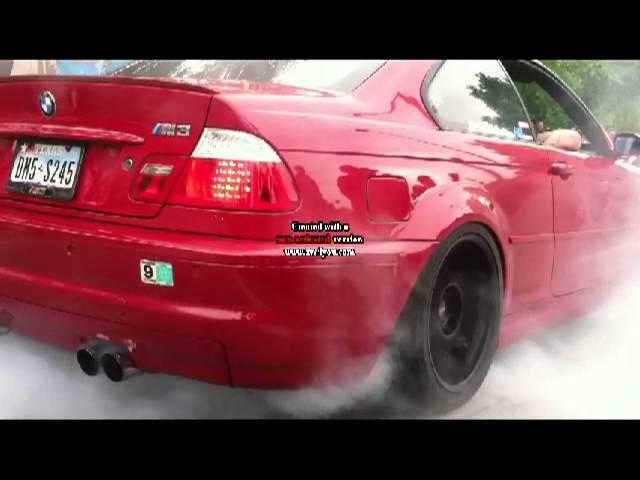 bmw m3 burnout sowo 13