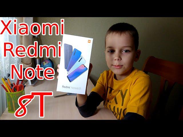 Xiaomi Redmi Note 8T unboxing smartphone from China AliExpress