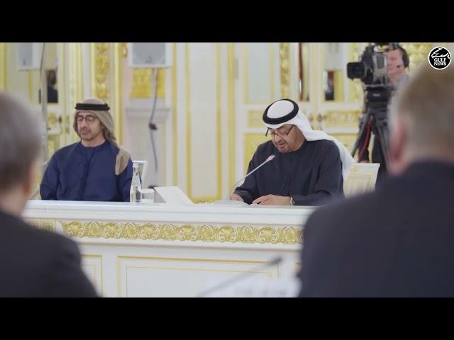 UAE President meets President of Russia at the Kremlin