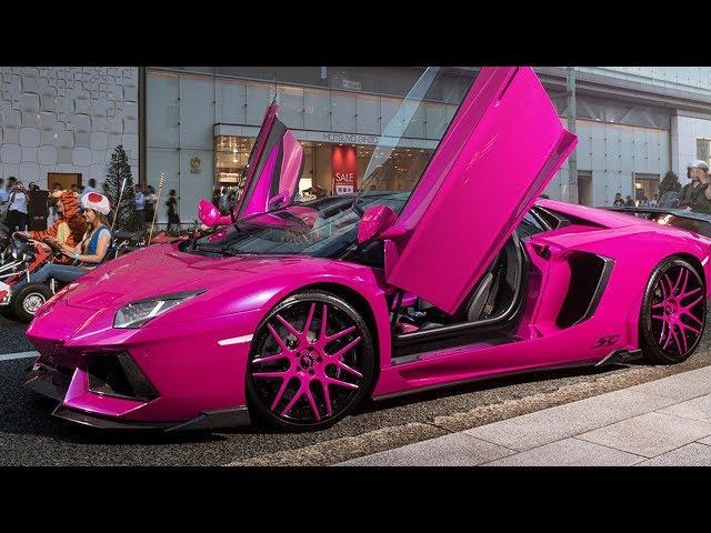 Pink Lamborghini Aventador Turns Heads In Tokyo | Car News 24h