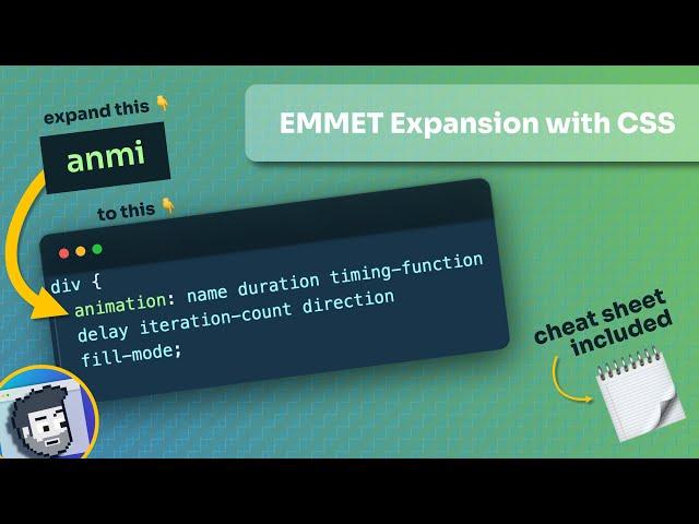 Emmet Expansion with CSS (How to type CSS faster and more accurately)