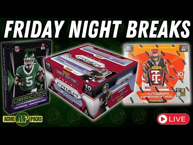 TOTALLY CERTIFIED FOOTBALL! Acme Packs Friday Night Sports Card Group Breaks!