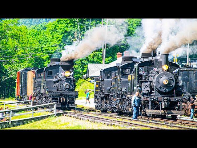 Shays, Whistles, Parade of Steam! | Cass Scenic Railroad