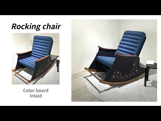 한트베르커 - 락킹체어 제작과정 [Making rocking chair with color board]