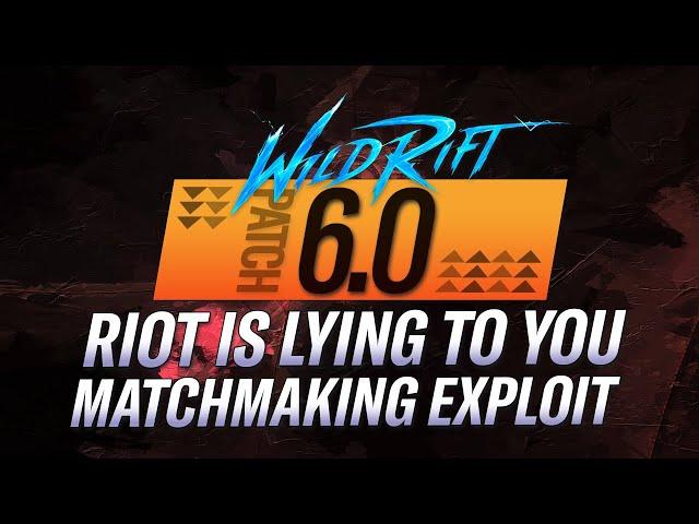 RIOT IS LYING TO YOU! RANK 1 VS BOTS! MASSIVE MATCHMAKING EXPLOIT | RiftGuides | WildRift