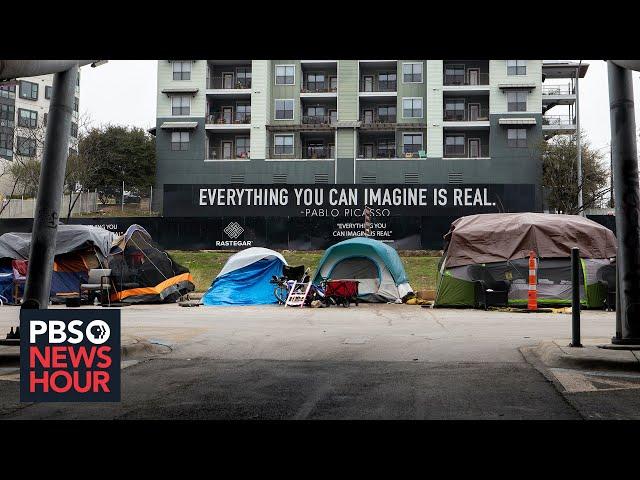 Texas' homeless struggle as public camping is criminalized