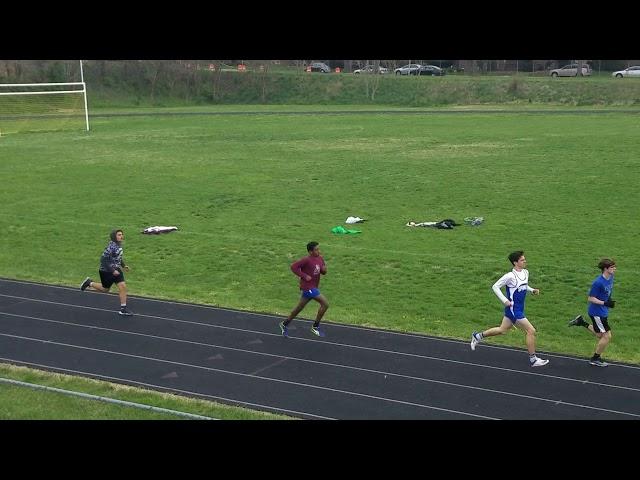 1st place in the 800 