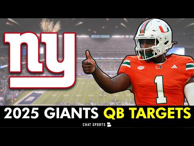 New York Giants 2025 QB Targets