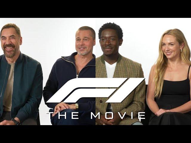 F1 THE MOVIE interviews Brad Pitt, Damson Idris, Kerry Condon, Javier Bardem - June 14, 2025 4K