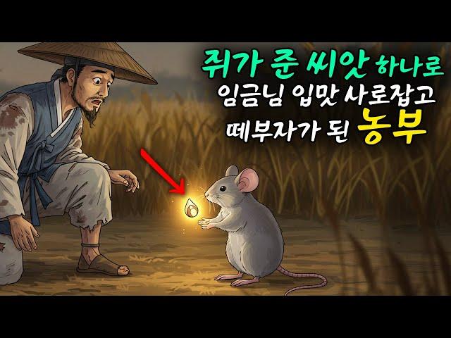 쥐가 준 씨앗 하나로 임금님 입맛을 사로잡고 부자가 된 농부