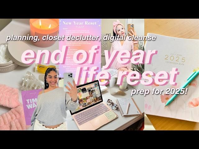 How to do an *EXTREME* NEW YEAR RESET ⭐️ | prep for 2025, declutter, planning, deep cleaning & more