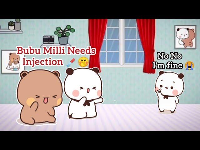 Baby Milli Injection Prank  | BubuDudu & Milli | 3D Animation | BubuDudu_MHM