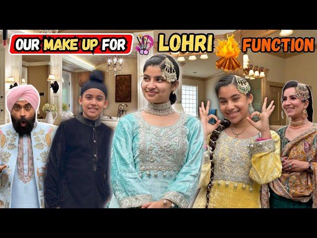 Our Make Up For Lohri Function | RS 1313 VLOGS | Ramneek Singh 1313