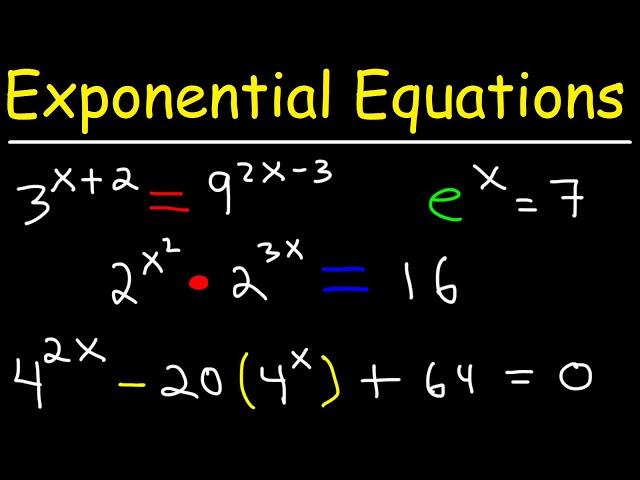 Solving Exponential Equations