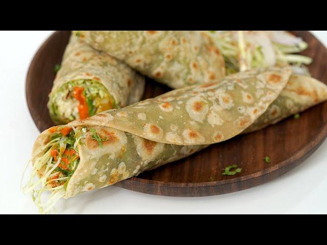 Vegetable Frankie | Mumbai Street Food Recipe by Chetna Patel