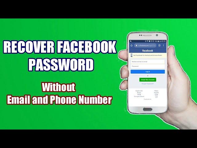 How To Recover Facebook Password Without Email and Phone Number (TAGALOG)