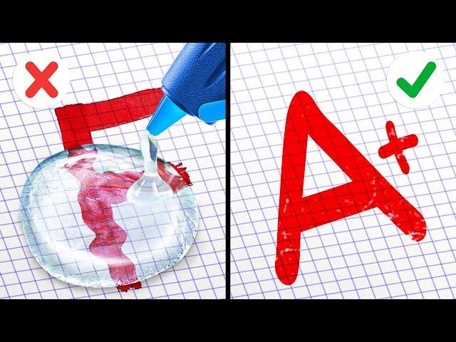 CRAZIEST BACK TO SCHOOL HACKS || DIY School Supplies! Amazing Ideas & Cheating Tricks by 123 GO!