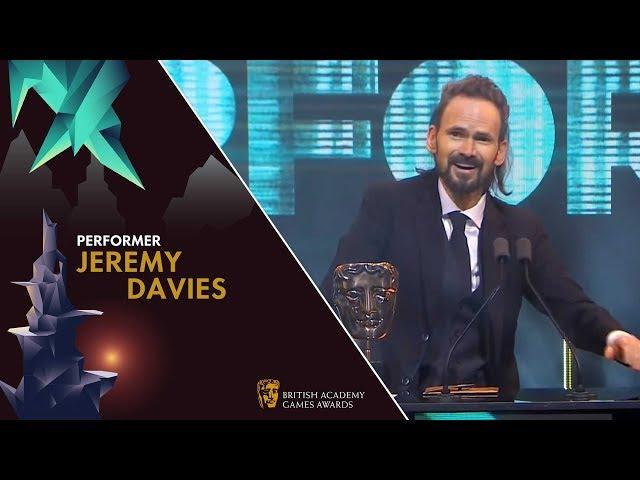 Jeremy Davies wins Performer for The Stranger in God of War | BAFTA Games Awards 2019